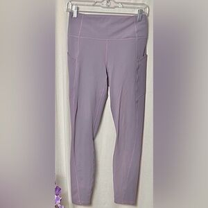 Fabletics Women's Lavender PureLuxe High Waist  Pocket Legging Size Medium